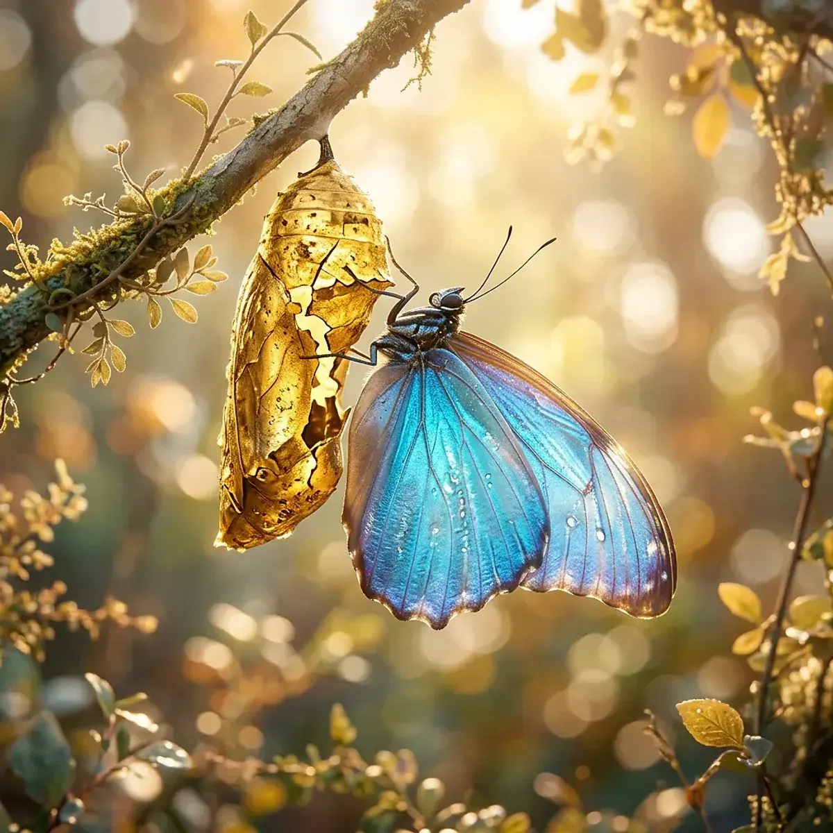 Dreamlike scene representing Butterfly