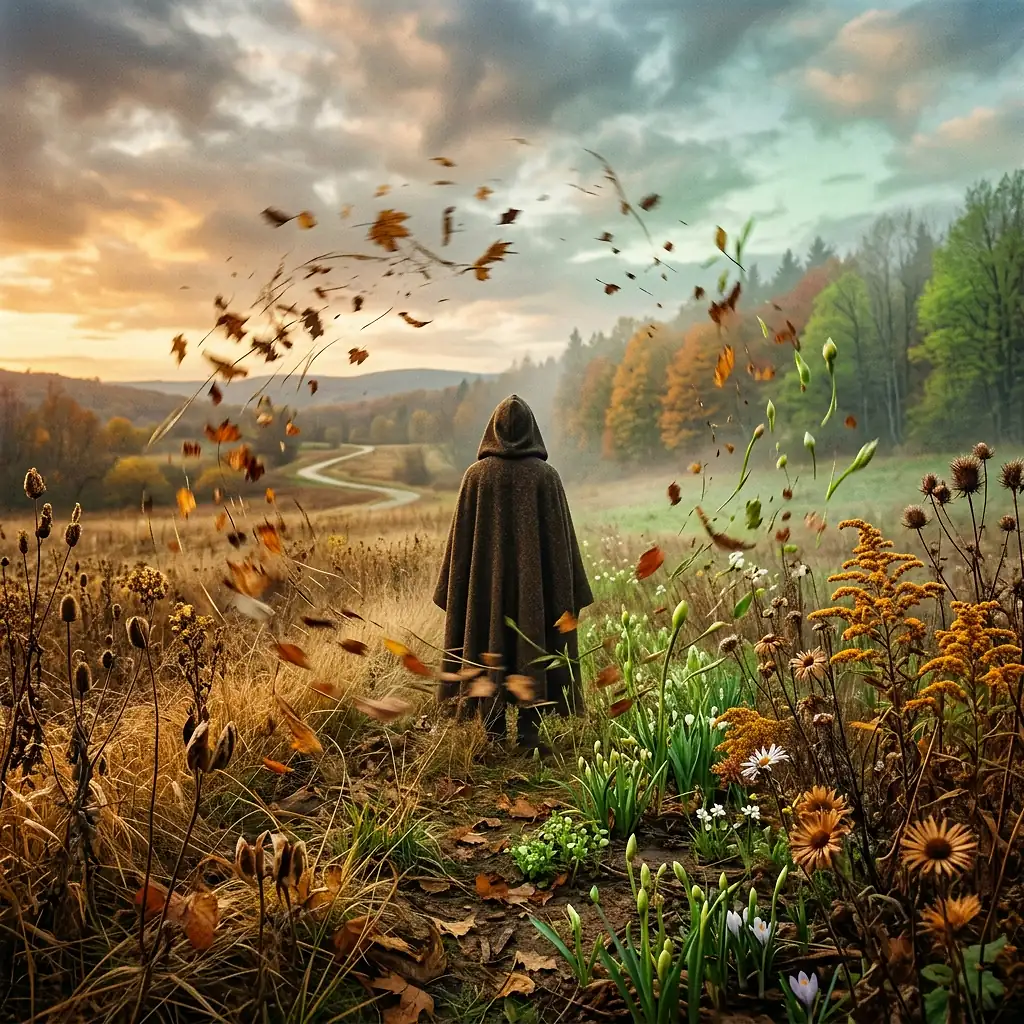 Dreamlike scene representing Death