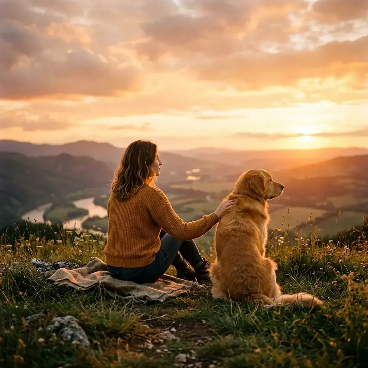 Dreamlike scene representing Dog