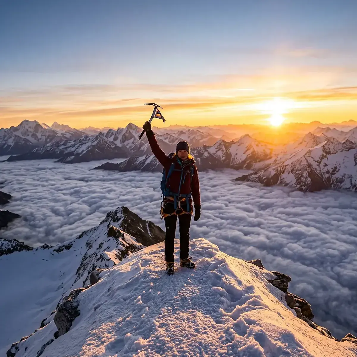 Dreamlike scene representing Mountain