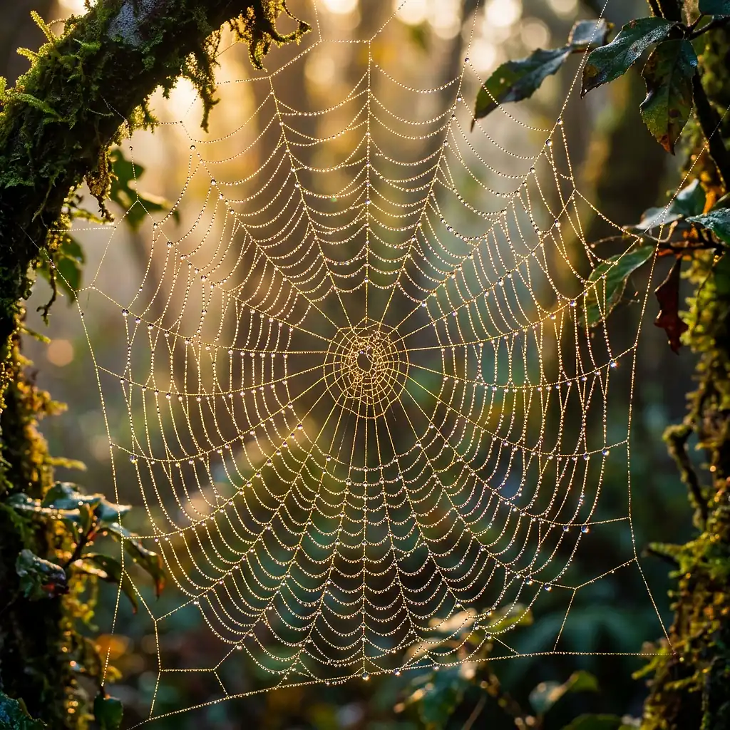 Dreamlike scene representing Spider