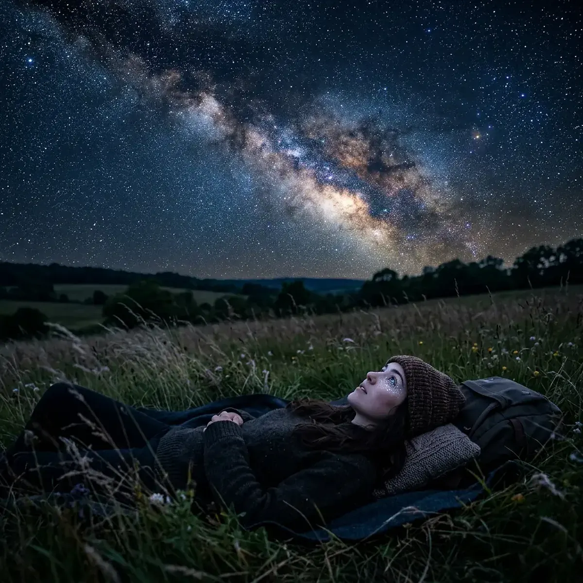 Dreamlike scene representing Stars