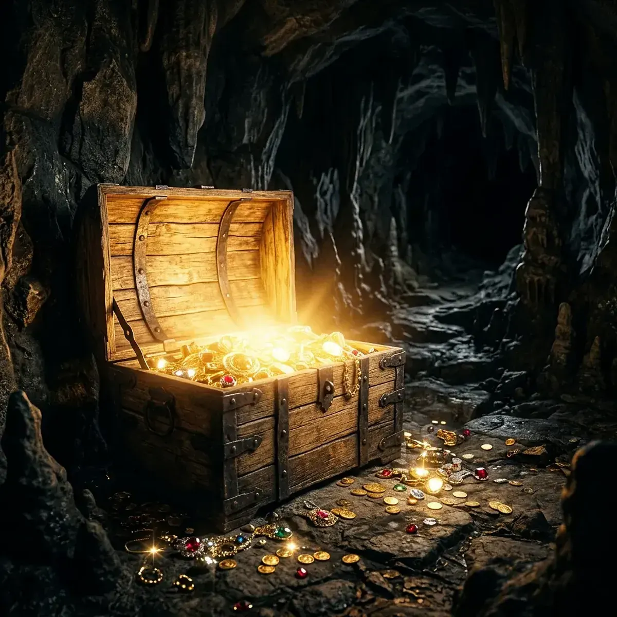 Dreamlike scene representing Treasure