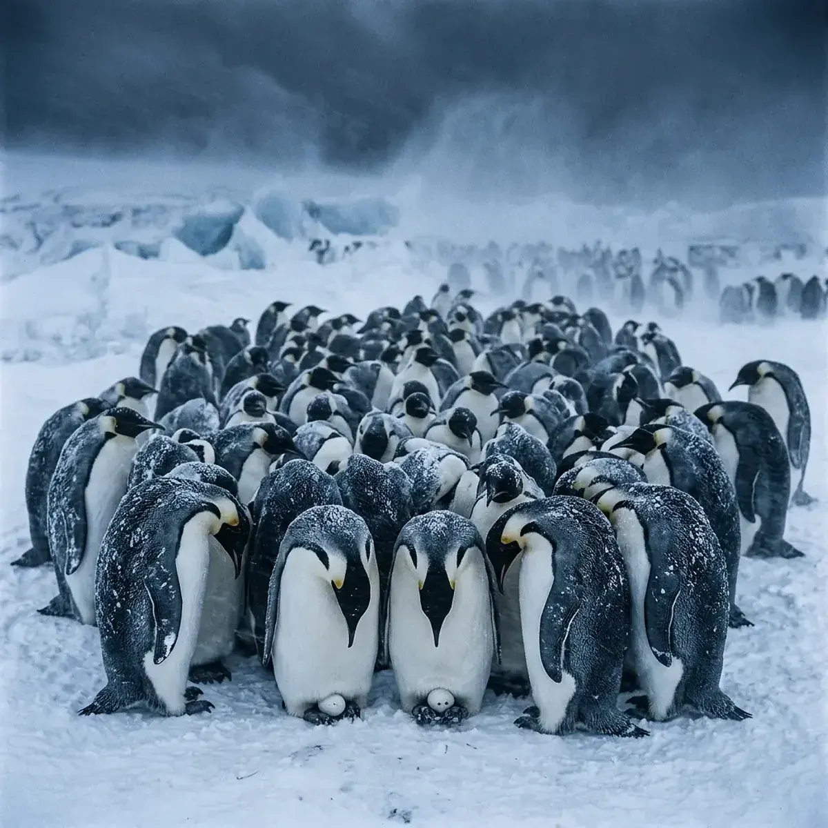 Penguin in its natural habitat, wildlife photography